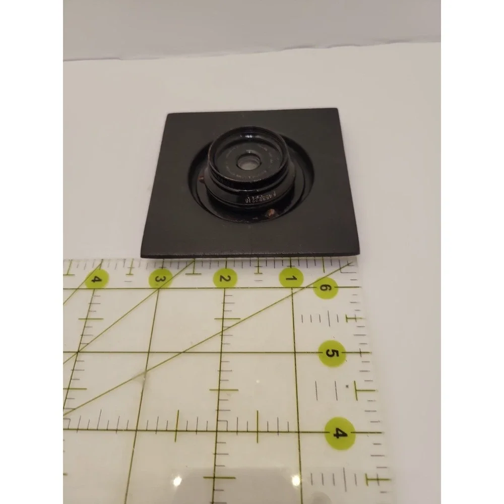 Bausch Lomb Protar IV 3-1/4x4-1/4 Antique Large Format Camera Lens Board